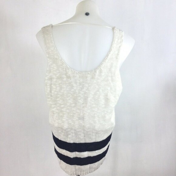 A Loves A Tank Top Sweater Ivory Navy Stripe - Picture 4 of 8